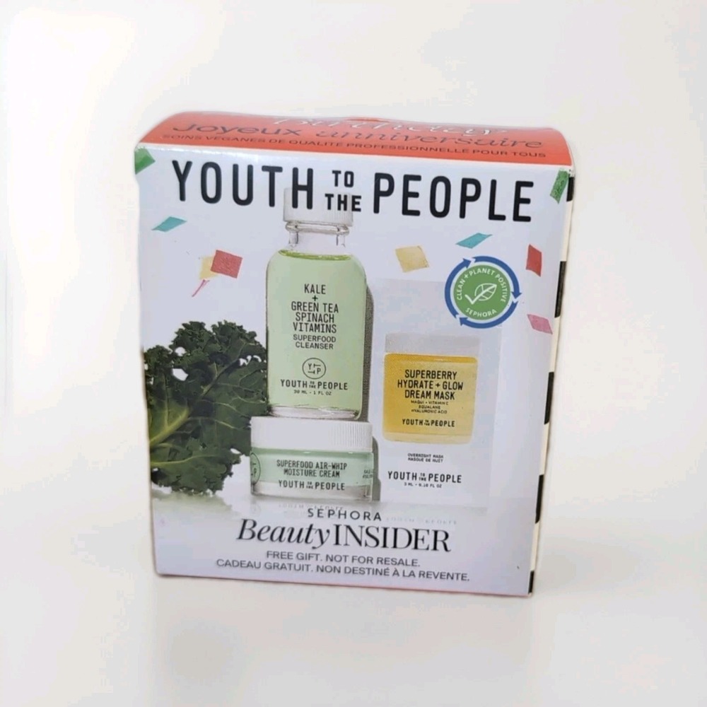 Youth To The People Sephora Beauty Insider Birthday Gift Set, New in box